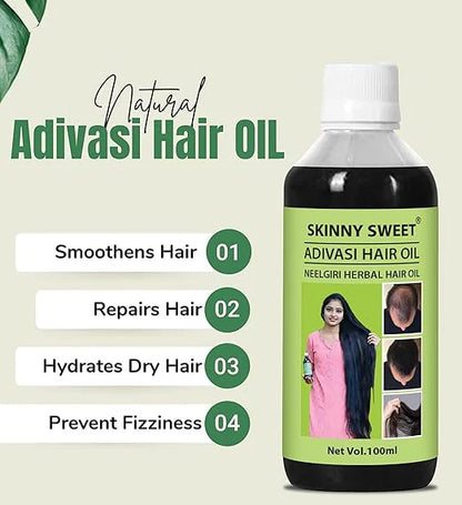 🌿Adivasi Neelgiri Herbal Hair Oil | 🔥Buy 1 Get 1 Free🔥