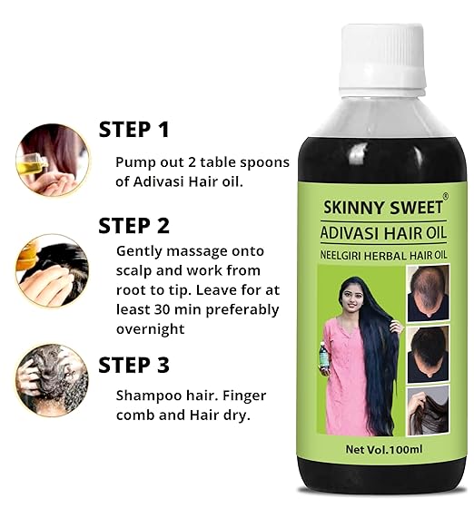 🌿Adivasi Neelgiri Herbal Hair Oil | 🔥Buy 1 Get 1 Free🔥